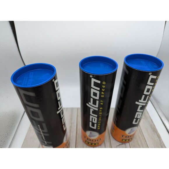 Set 3 Carlton T-800 Premium Badminton Shuttlecocks Birdie Blue 6 Pack 18 Total - Picture 5 of 5